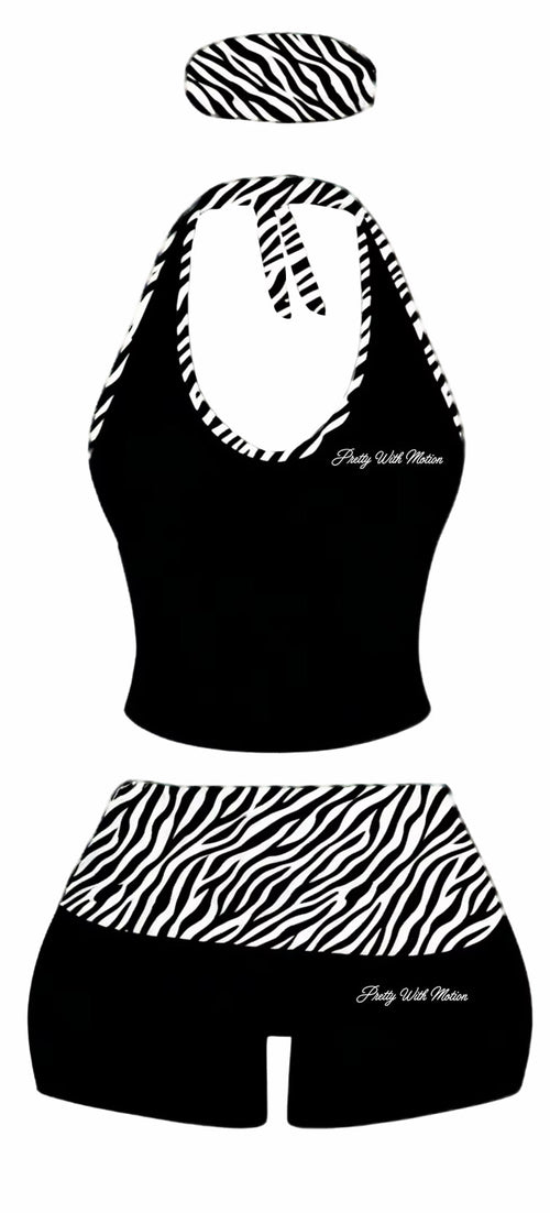 black zebra set